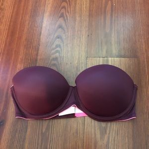 PINK wear everywhere push-up strapless bra
